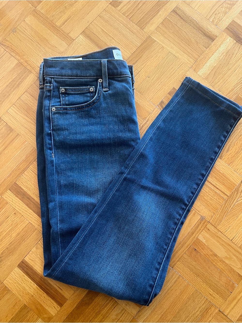 Denim Forum Women's Skinny Jeans Blue Size 29, Length 28L